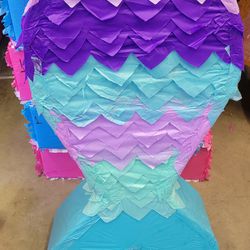Mermaid Tail Piñata For Birthday Parties 