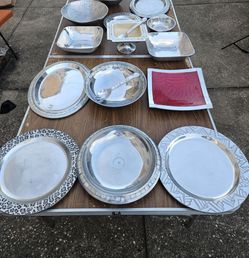 12 expensive metal platters