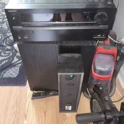 Onkyo HT-R693 Home Theater Receiver With Subwoofer And Speakers