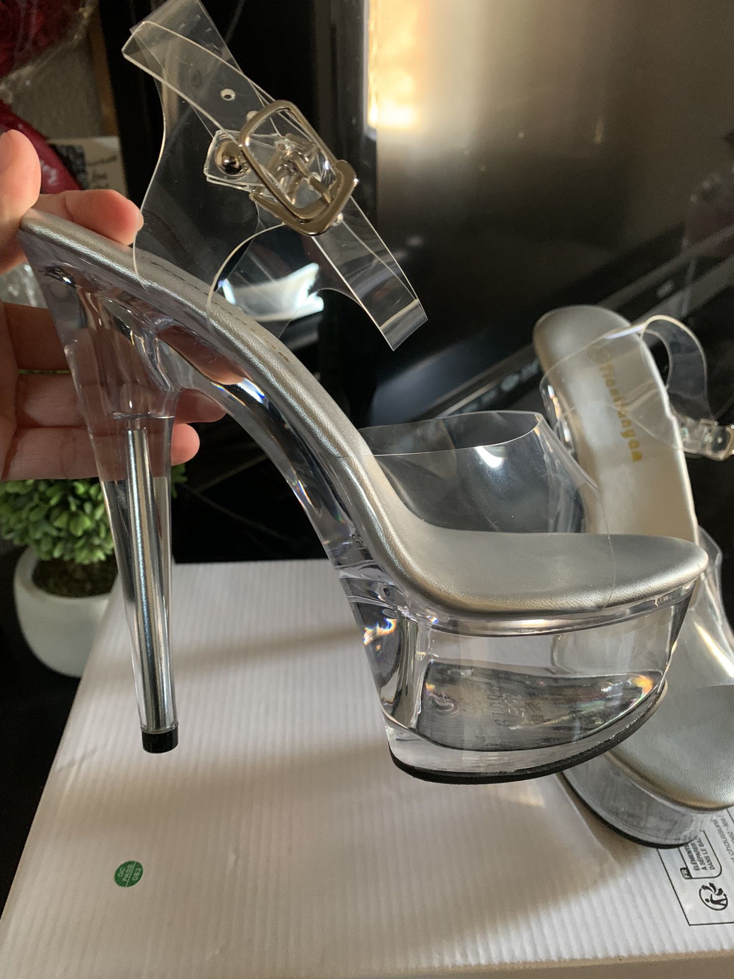 Clear Heels 