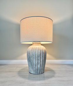 Pottery Barn 'Anders' Tall Terra Cotta Table Lamp