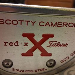 SCOTTY CAMERON RED X TITLEIST 