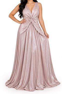 Lauren Ralph Lauren Long Maxi Dress Pink Shimmer Size 4 – Worn Once