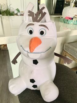 Disney Frozen Olaf Plush Trick-or-Treat Basket
