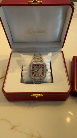 Two Tone moissanite watch