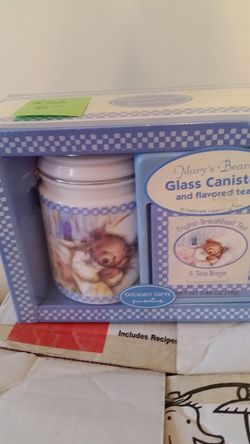 Mary Bears Glass Canister