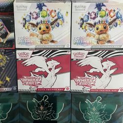 Prismatic ETB - white flare etb - Pokemon