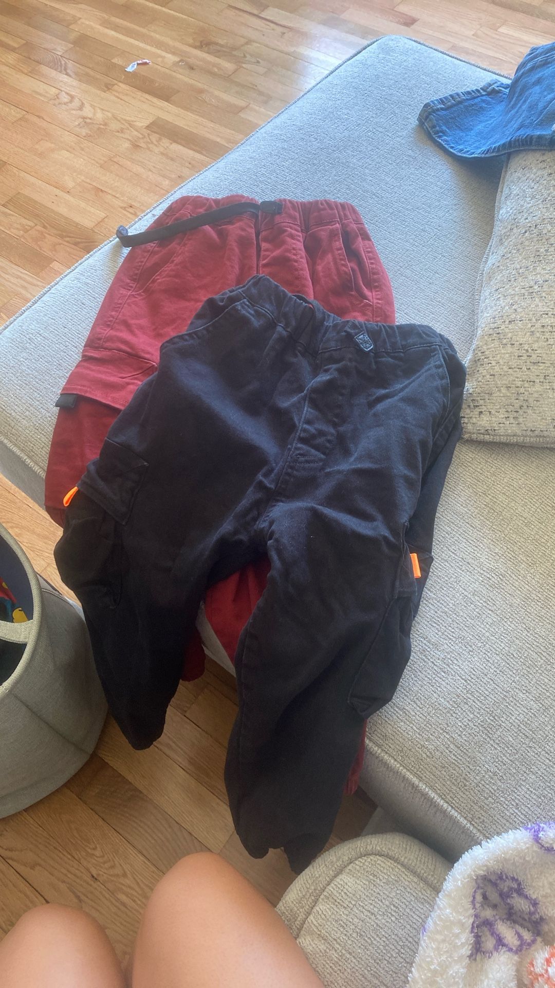 Red & Black Joggers Boy 5t