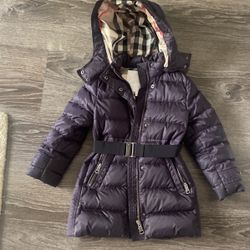 Burberry Kids Coat Size 4y