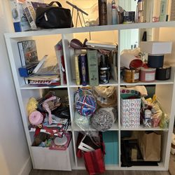 White Bookcase / Storage Shelf
