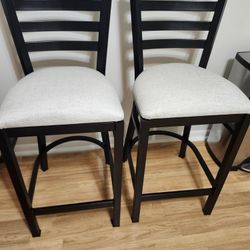 Two Beautiful Counter Height Bar Stools 
