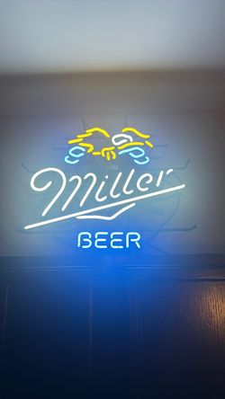 Miller neon sign, great shape