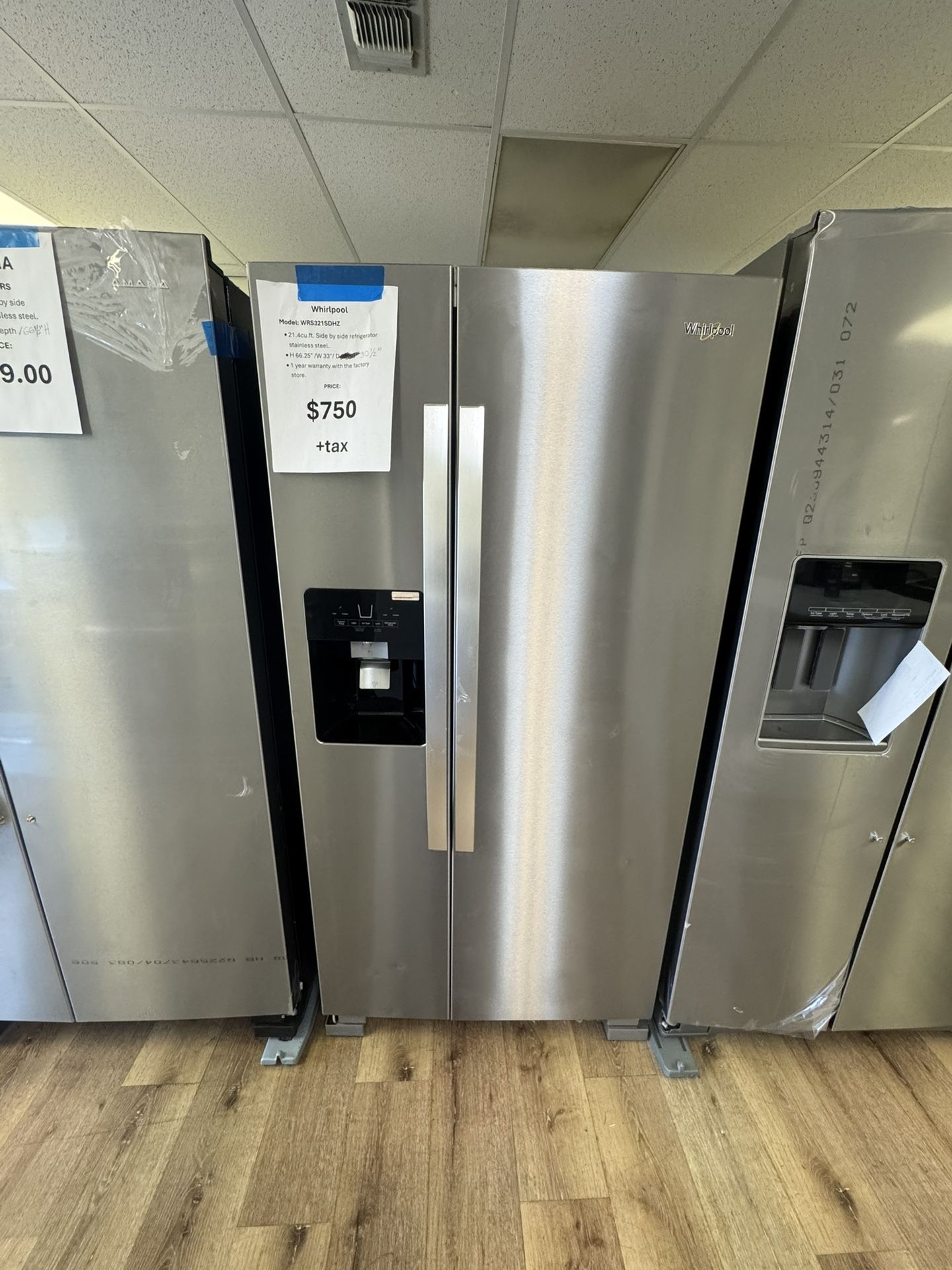 Whirlpool Side By Side Refrigerator