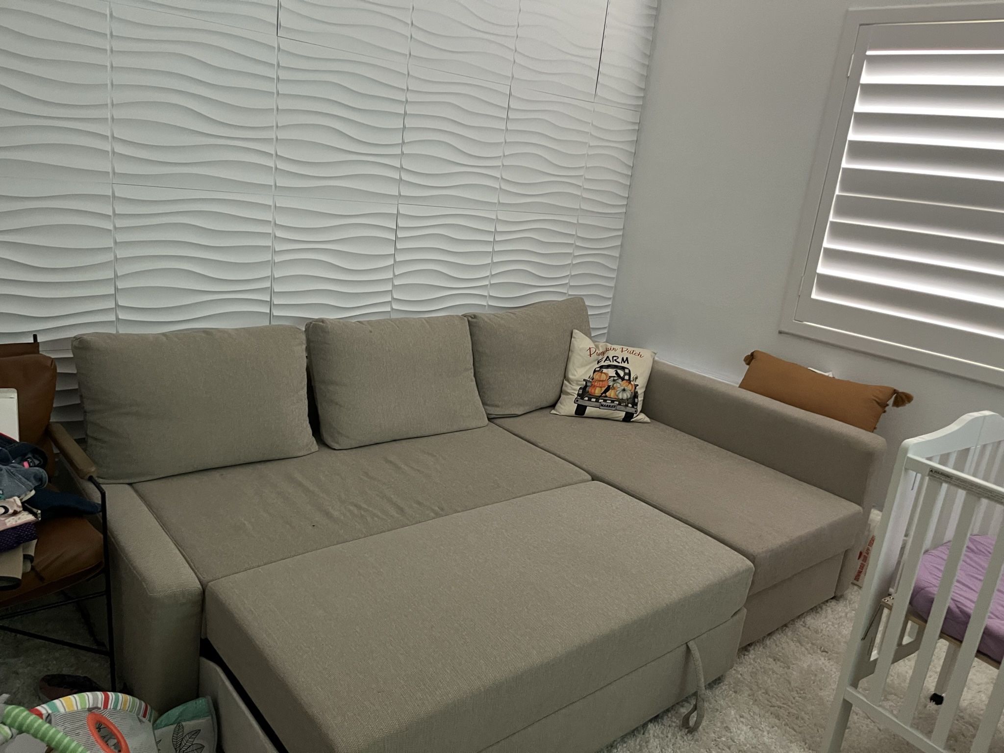 Ikea Sleeper Sectional 3 Seater W/ Storage