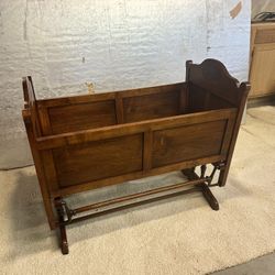 Antique Rocking Crib 