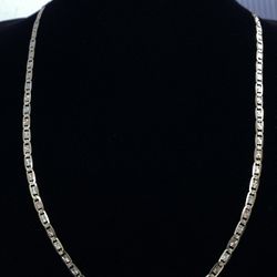 $1200 Three Tone Yellow White And Rose Gold Valentino Chain