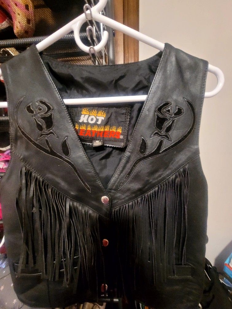 Leather Riding Vest