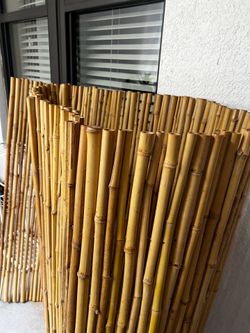 Durable Natural Bamboo Fence