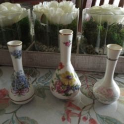 Vintage Home Decor.England Bone China. Set3.