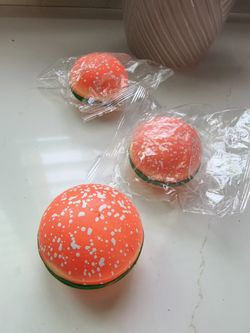 Realistic Burgers Squishies Stress Relief Ball Soft Elastic Hamburgers