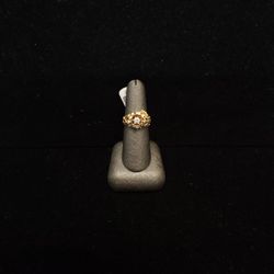 10k Gold Man's Solitaire Ring 