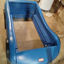 Blue Toddler Car Bed 