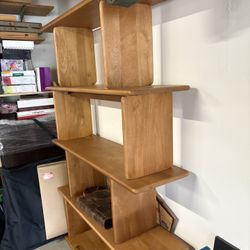 Wood bookshelf 