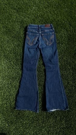 Hollister Dark Blue Flare Jeans W24