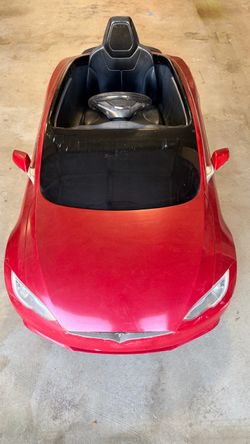 Tesla Model S Radio Flyer Kids Electric Ride On Car
