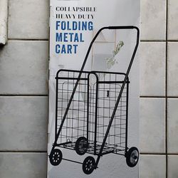 Folding shopping cart