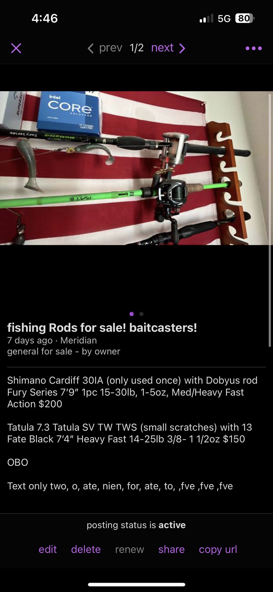 Fishing Rods baitcasters
