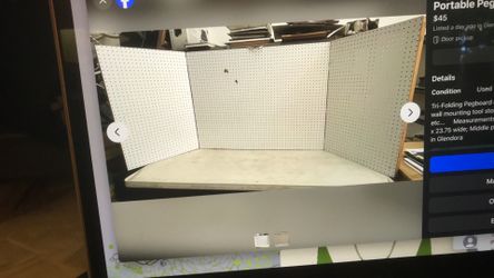 Portable Pegboard for Display or Tools