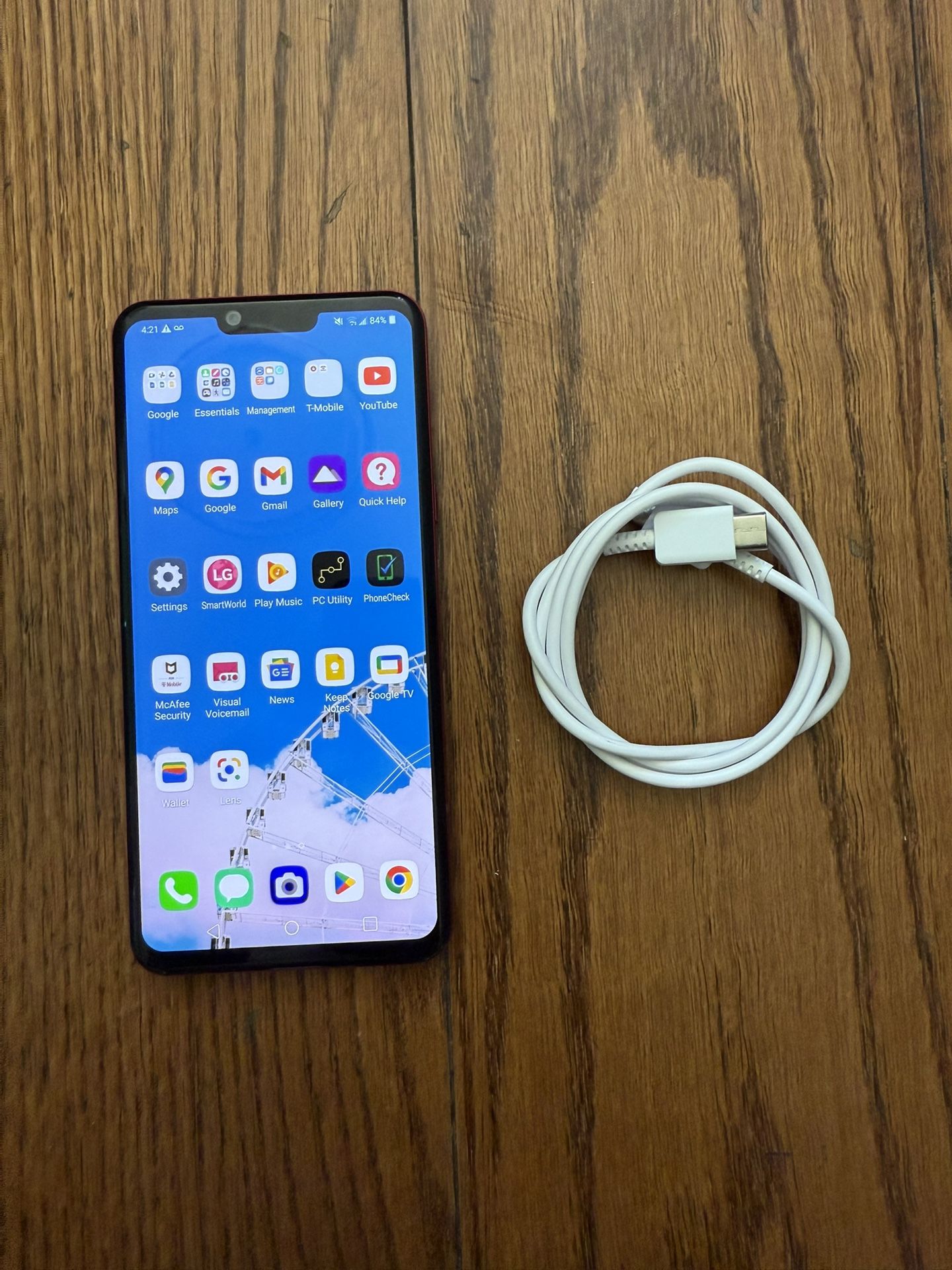 LG G8 ThinQ T-Mobile Unlocked/6GB RAM/128GB SSD/Android 11/Fingerprint