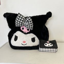Kuromi Bag and Wallet