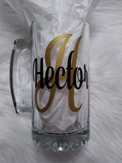 Personalized beer mug