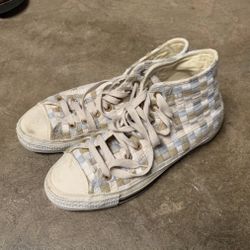 Multicolored  Basket Woven Converse Shoes