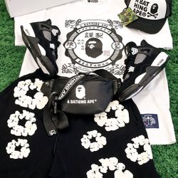 Bape, Denim Tears, Gallery Dept., Snow Day *Outfits* Brand New