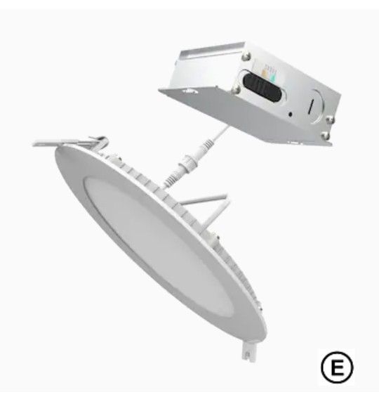Utilitech Canless Color Choice 6-in 65-Watt Equivalent White Round Dimmable Recessed Downlight (6-Pack)
Item #1500767Model #LLEDR6XT/5CCT/6