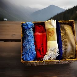 BEAUTIFUL SCARVES  Great for Praying VibratingColors