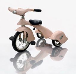 Morgan Cycle Pink Pegasus Retro Steel Tricycle Art Deco Child Ride-On Vintage