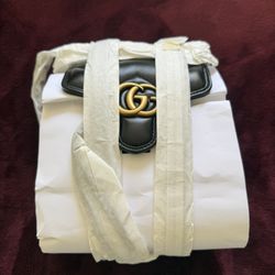 Gucci Marmont Quilted Leather Black Backpack- NEW