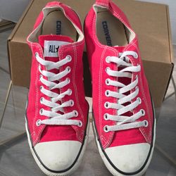 Converse All Star Chuck Taylor Canvas Low Top sneakers red Men's Sz 10