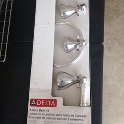 3 Pc Bathroom Kit/ Chrome 