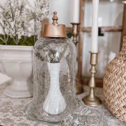 Glass hurricane dome Decor