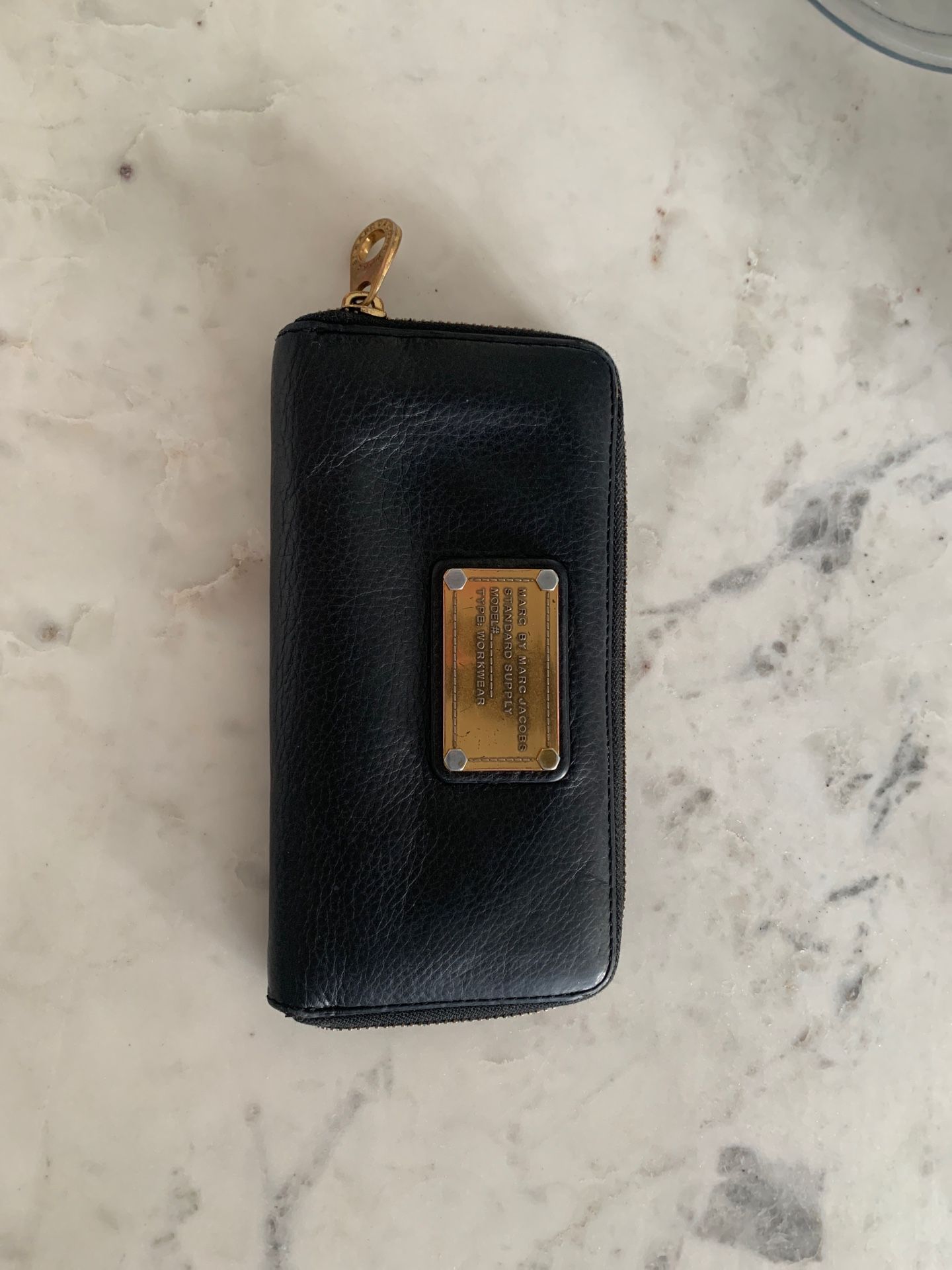 Marc by Marc Jacobs black leather wallet