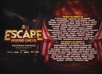 Escape 2 day ticket GA+