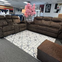 2pc. Sofa Loveseat With Recliners On Weekend Special $799 LAST ONE!!