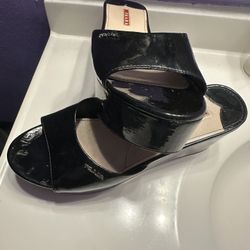 Authentic Prada Wedges Sandals 
