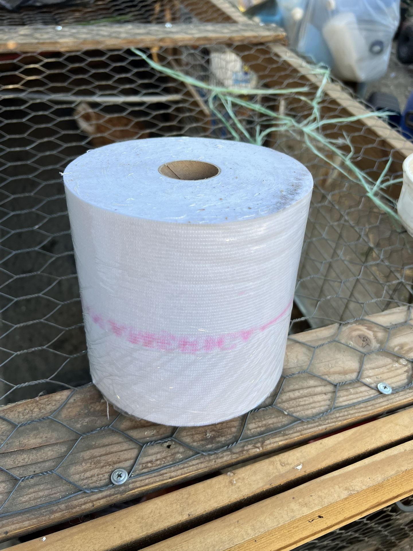 Elasto Tape White Reinforced Repair Fabric 6 inch