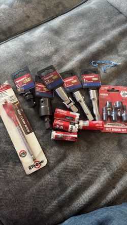 Mixed Tool Lot – Husky, Milwaukee, Impact Strong